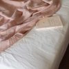 Drpat plat lin lavé vieux rose