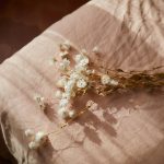 Drap housse en lin lavé