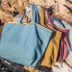 Sac cabas en lin lavé